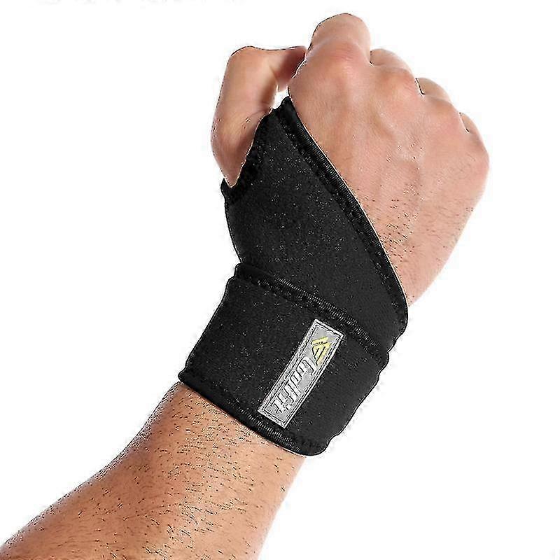 حزام معصم قابل للتعديل للياقة البدنية في الهواء الطلق مع ضغط ولفائف رياضية