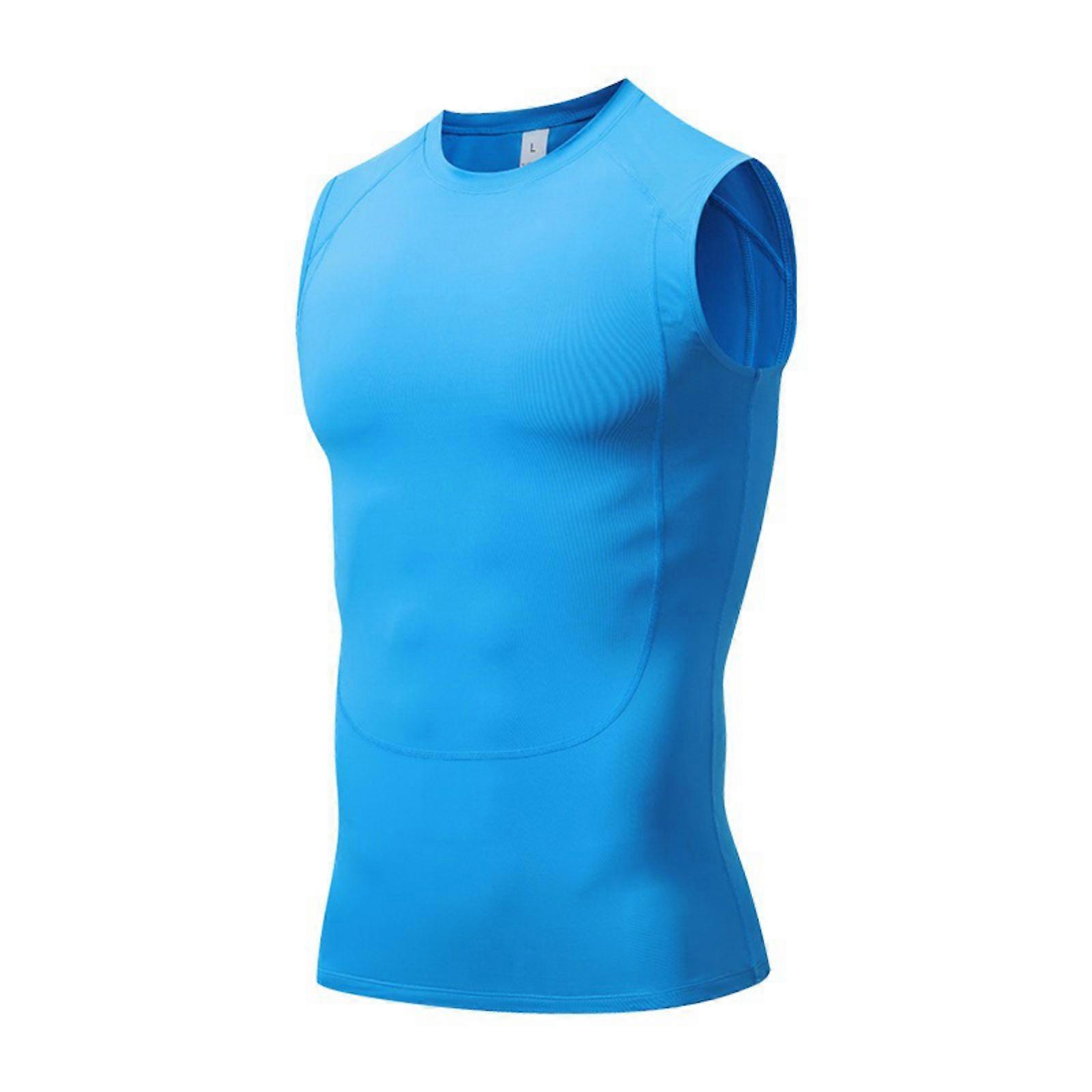 Men's Compression Tank Mens Sleeveless Sports Training Vest