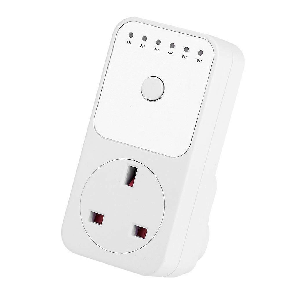 Electronic Type Countdown Timer Socket BS, ABS, 10.8x5.3x6.7cm, 1-10H