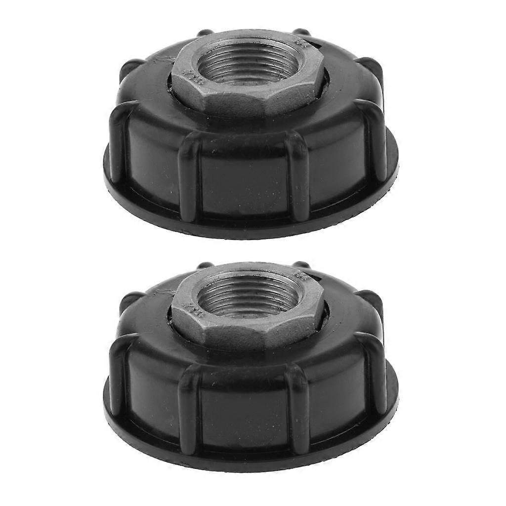 2pcs IBC Tote Water Tank Adapter 60mm Coarse Thread to 3/4" Internal Thread