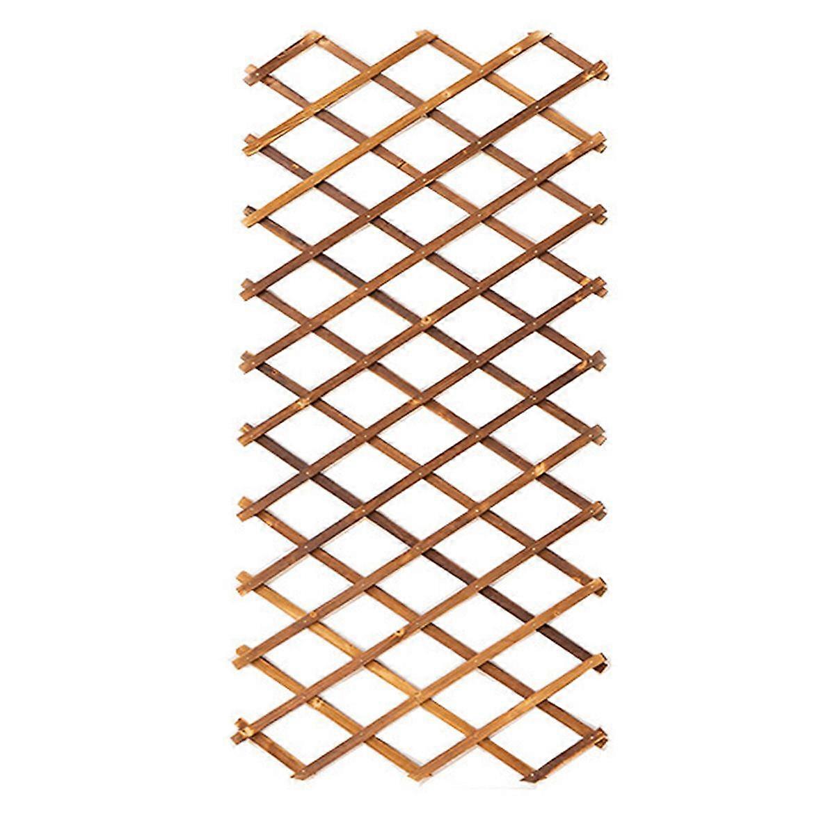 Expandable Garden Lattice, Wooden Material With Clear Texture For Natural Appeal, Strong Connection Ensures Stability, Free Stretch For Flexible