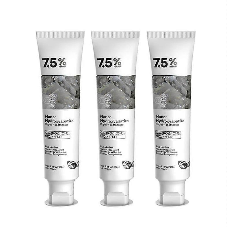 1/2/3PCS 7.5% Hap Nano-Hydroxyapatite Toothpaste Remove Deep Clean For Sensitive Teeth 120g