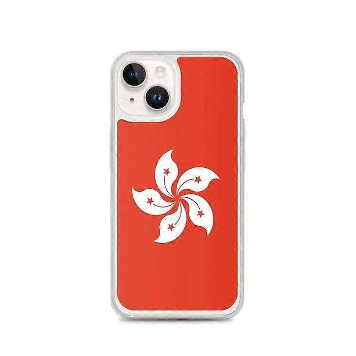 iPhone Case - PIXELFORMA - iPhone 14 - Hong Kong Flag - Red - Soft Silicone