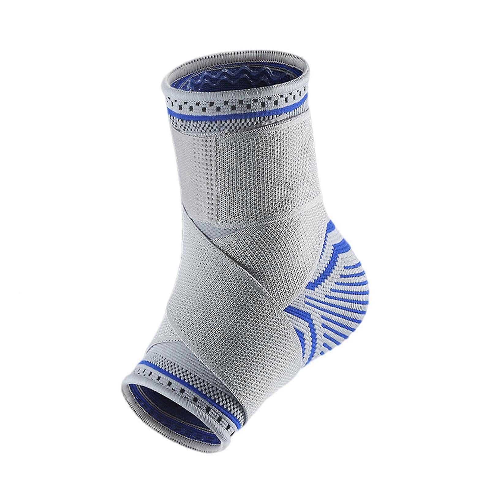 Ankle Brace Compression Sleeve with Adjustable Straps, Arch Support & Foot