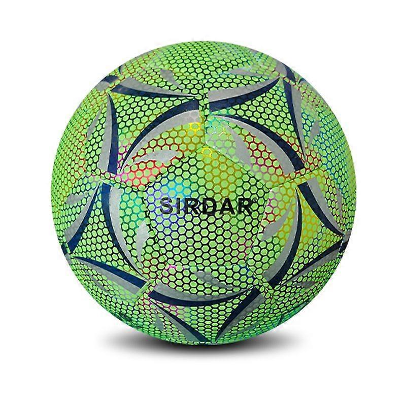 Durable reflective luminous football for adults and children No. 4 competition training, air pump, ball bag and air needle