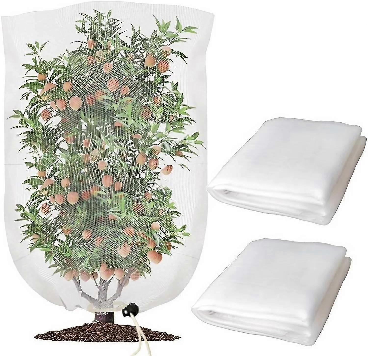 UVresistant Net With Zipper Closure For Plants, Vegetables, Fruit, And Flowers, PE Mesh Net, Size Options