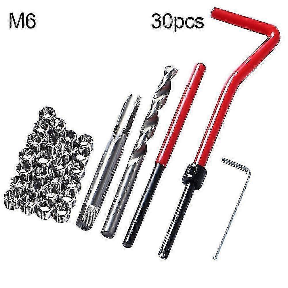 30db M5 / M6 / M8 autótekercs fúrófej javító betét szerszám helitekercshez