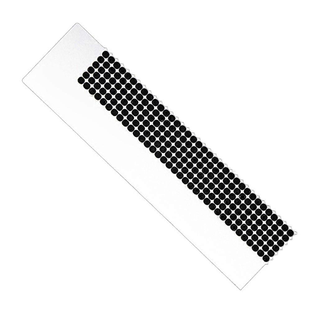 Rustfrit stålgitter med 360 blanke gitre til maling