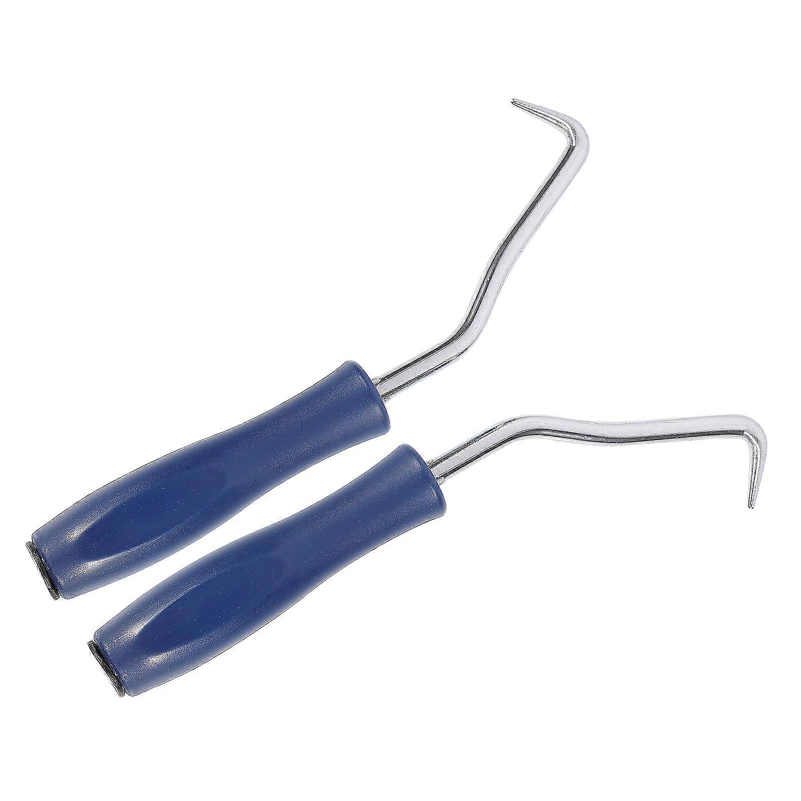 2pcs Steel Hook S Hook Concrete Tool Concrete Wire Tool Curved Hooks Rebar Tie Tool Portafilter Rebar Tying Tool Tie Wire Concrete Curbing Tools
