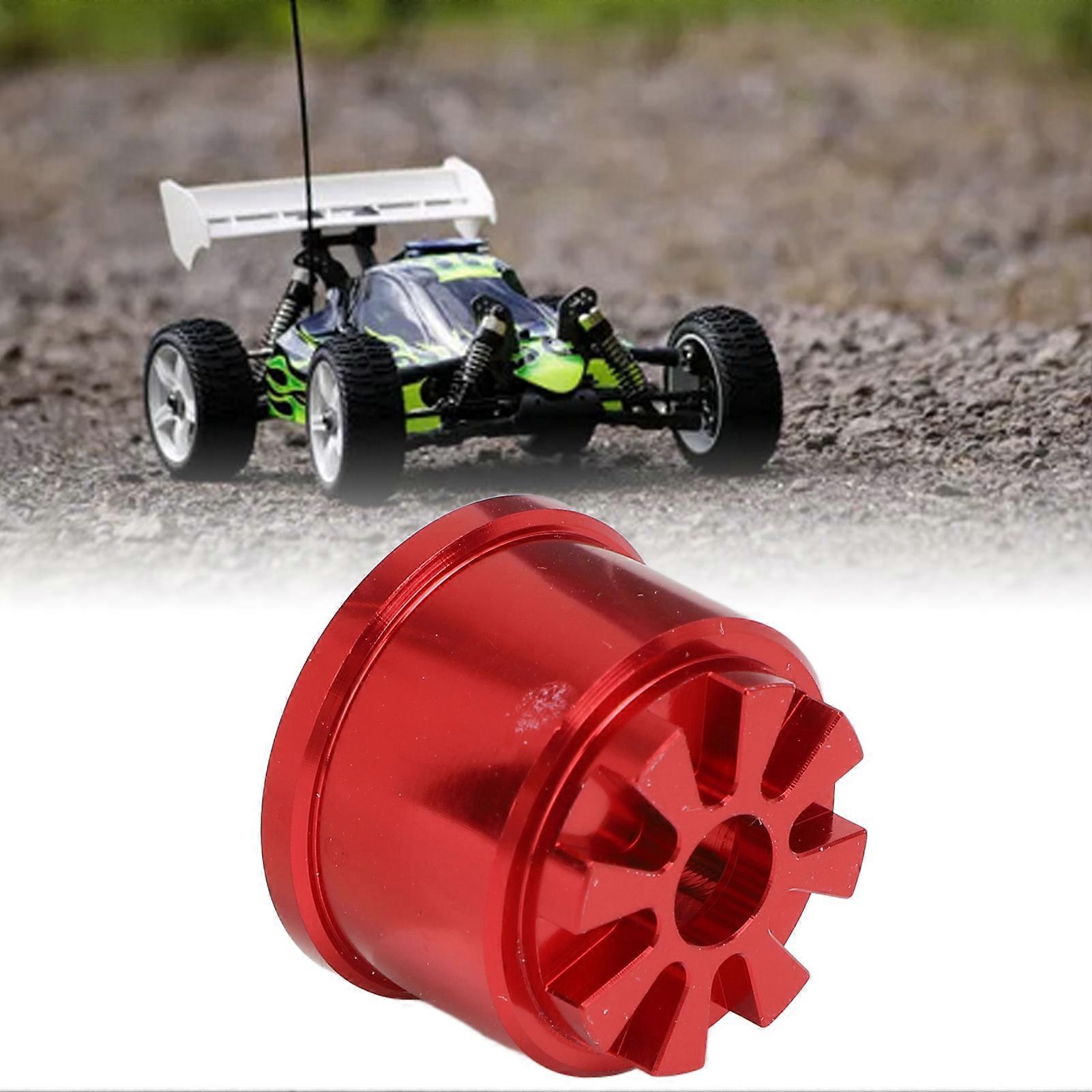 Aluminum Differential Carrier Professional Replacement Fine Polished Differential Carrier Case for Summit 1/10 RC Cars Red 