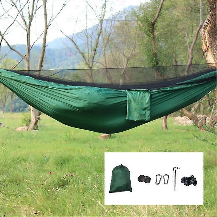 260x140cm Tree Hanging Hammock Camping Bedding with Mosquito Net