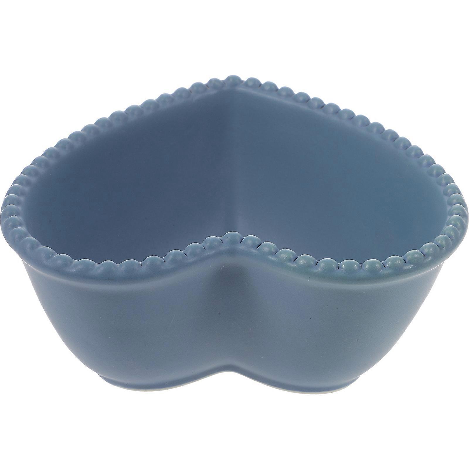 Ceramic Bowls with Heart Shape Design, Excellent for Serving Multiple Cuisines