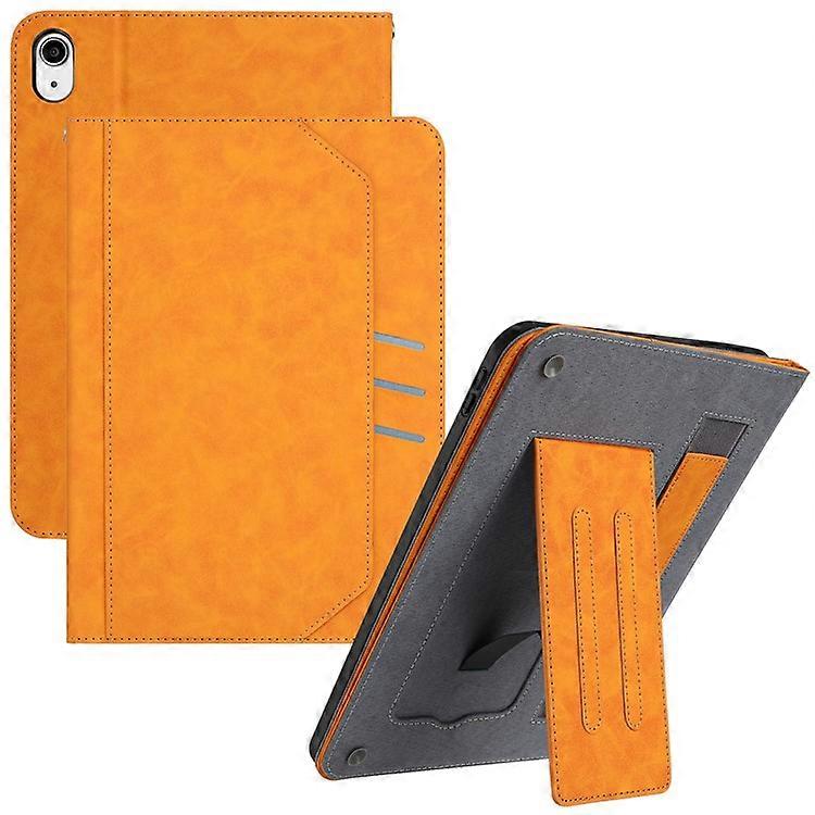Compatible For iPad mini (2021) Wallet Case Auto Wake / Sleep Leather Flip Tablet Cover Cowhide Texture