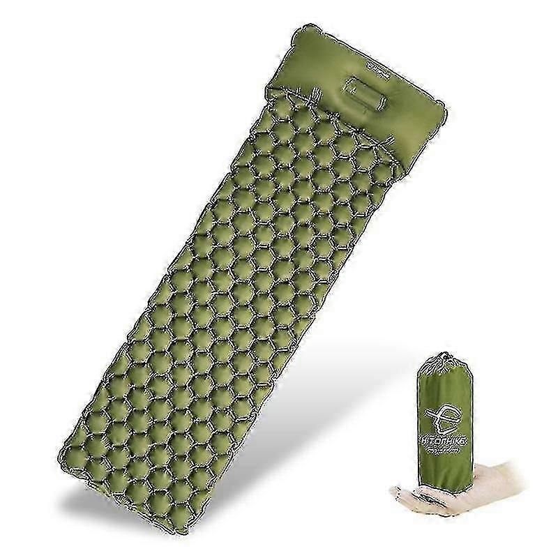 Beach Mats Sleeping Pad Camping Mat With Pillow Air Mattress Picnic Inflatable Cushion Sleeping Mat