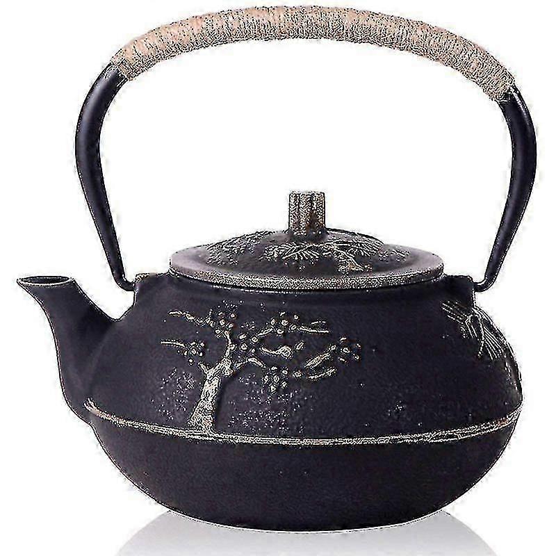 Electric Kettles Japanese Cast Iron Teapot Kettle With Stainless Steel Infuser Strainer