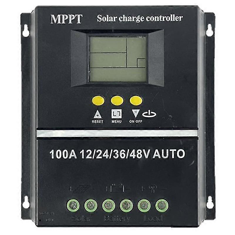 MPPT / PWM zonne-laadregelaar 12V-48V 100A automatisch detecterend LCD-scherm voor PV-batterijlader