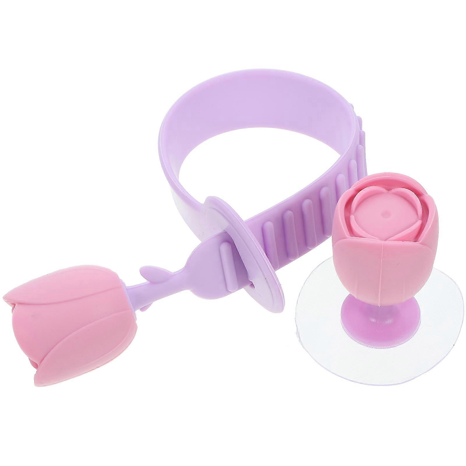 Silicone Toilet Seat Lifter Handle – Hygienic, Non Slip Design for All Toilet Seats – Decorative Bathroom Accessory