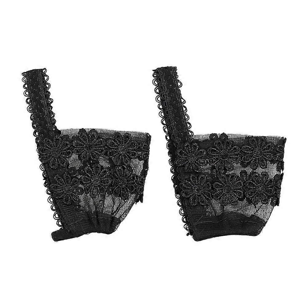 Lace Designed Slip High Heels Shoe Straps   Elegant Heel Fixing Decorative Laces for Weddings Easy to Install No Slip Fastening