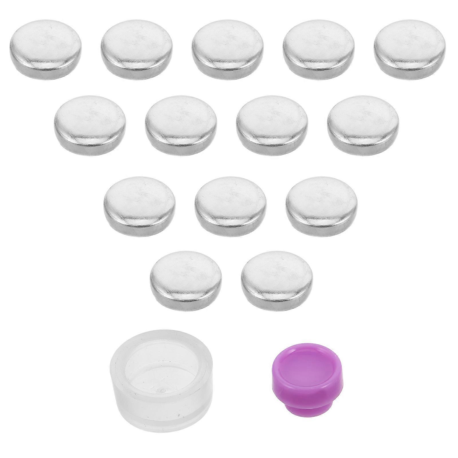 Fabric Covered Button Tools Diy Button Making Kit Aluminium For Crafting Projects Beginners Assorted Color 1Set