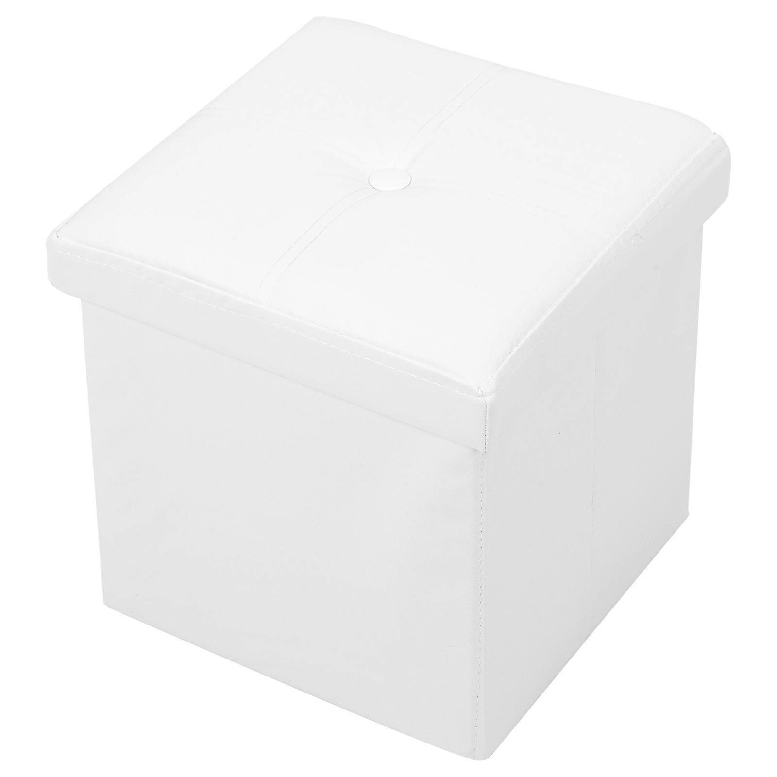 Soveværelse Organisation Foldbar Låg Opbevaringsboks Til Legetøj Tøjbøger Hjemmebrug 30.00X30.00X30.00CM Beige Linned 1 stk