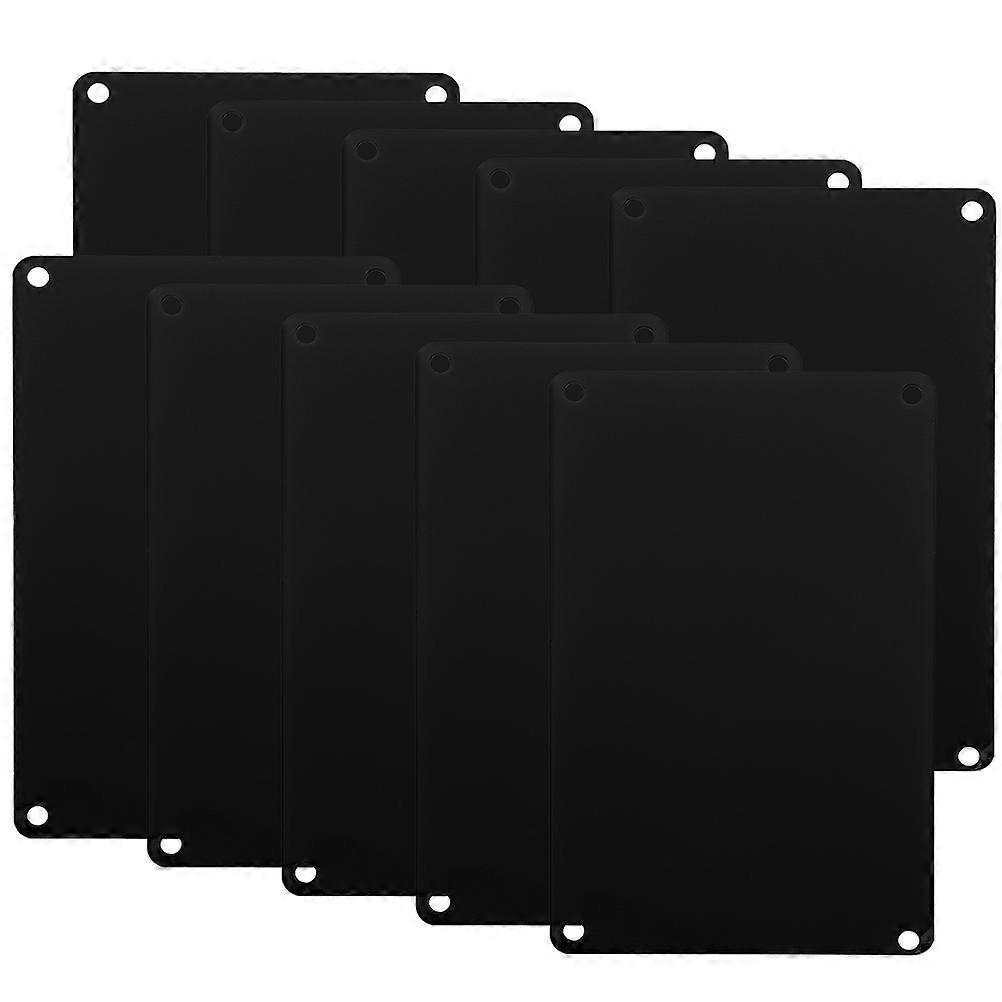 Office Nameplate Diy Name Plate Cubicle Identification 10Pcs