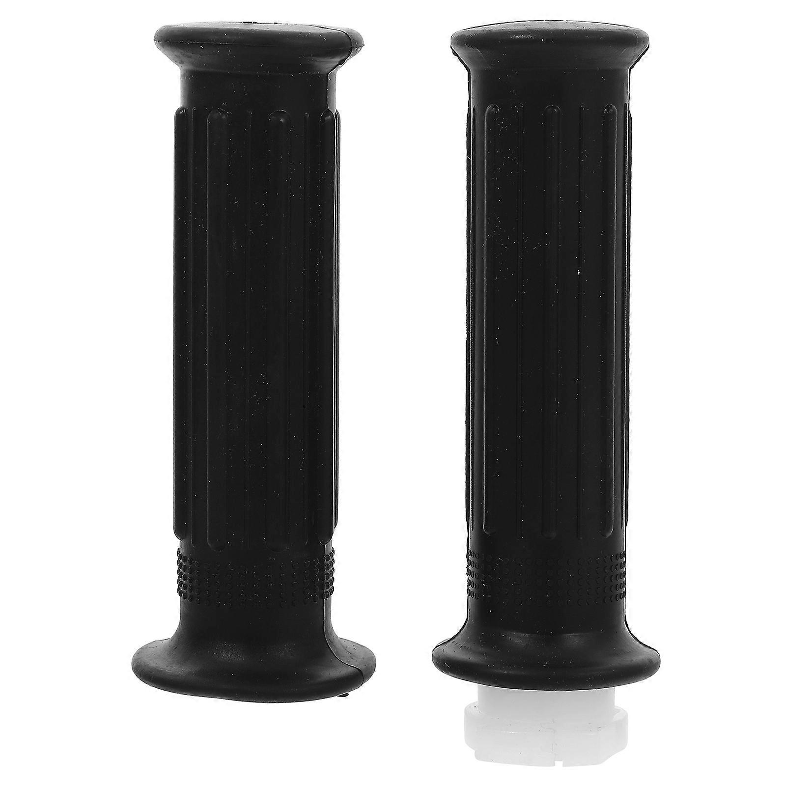 Handle Grip For Motorcycle Handlebar Grips Cylindrical Black 13.50X4.00X4.00CM Anti-slip 2Pcs