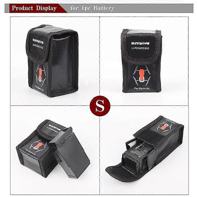 Battery LiPo Safe Bag Explosion-Proof Storage Bag For DJI Mavic Air Drone S/L/M