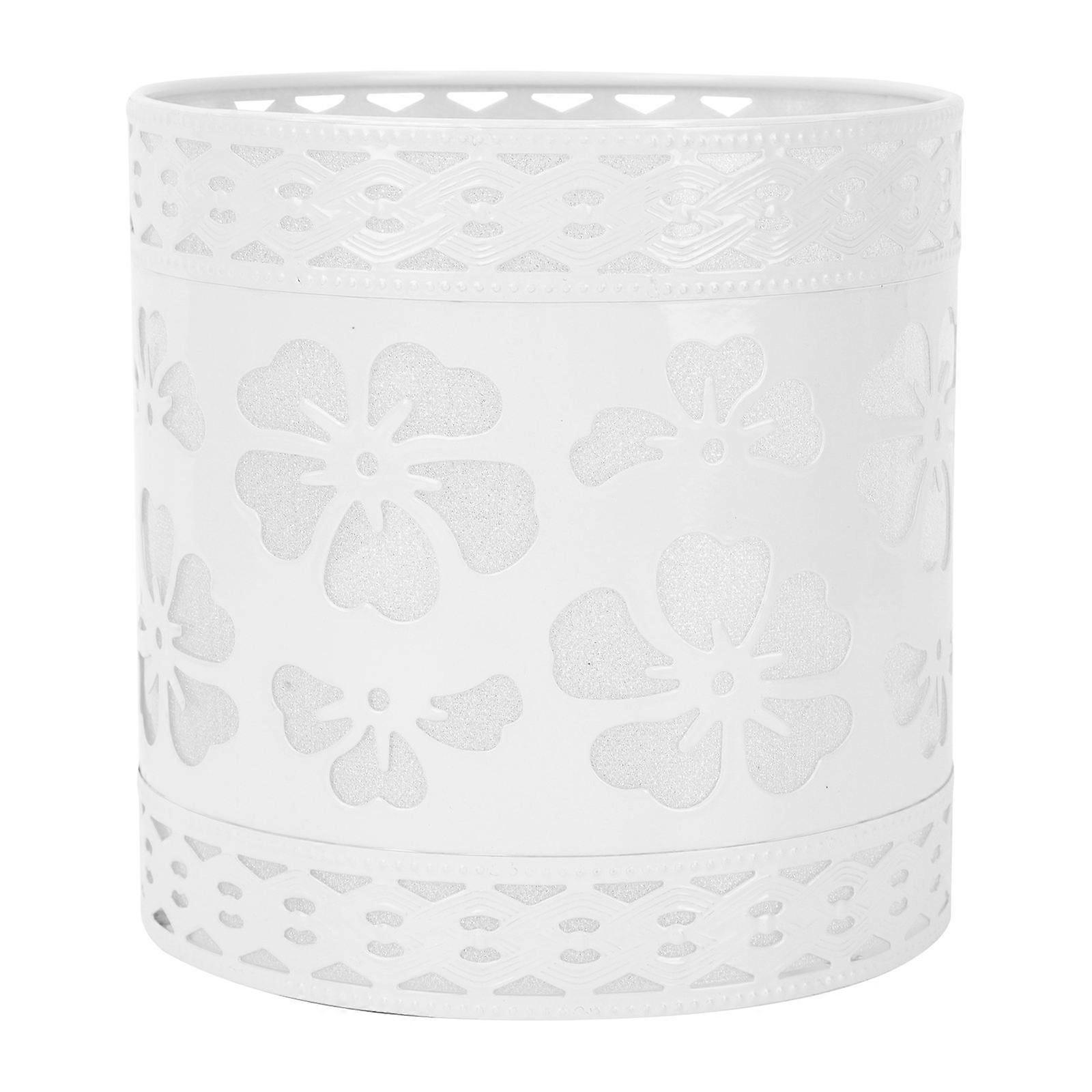 White Lampshade For Table Lamps Simple Iron Art Light Shade Mild Light Home Decoration 15x14cm 1Pack