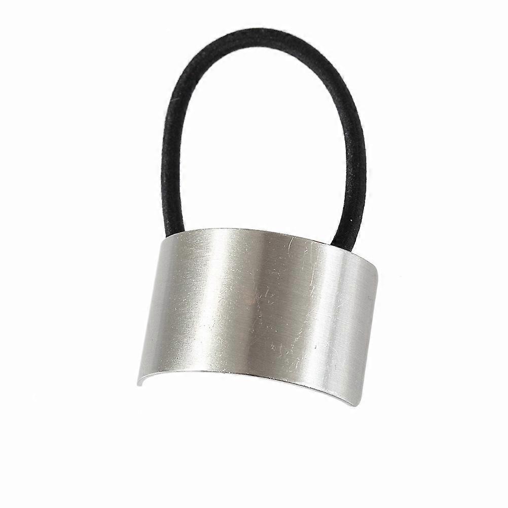 Una descrizione del prodotto raffinata in base ai tuoi suggerimenti:

**4 elastici per capelli in lega lucidati - Elastici per coda di cavallo da donna (oro e argento)**