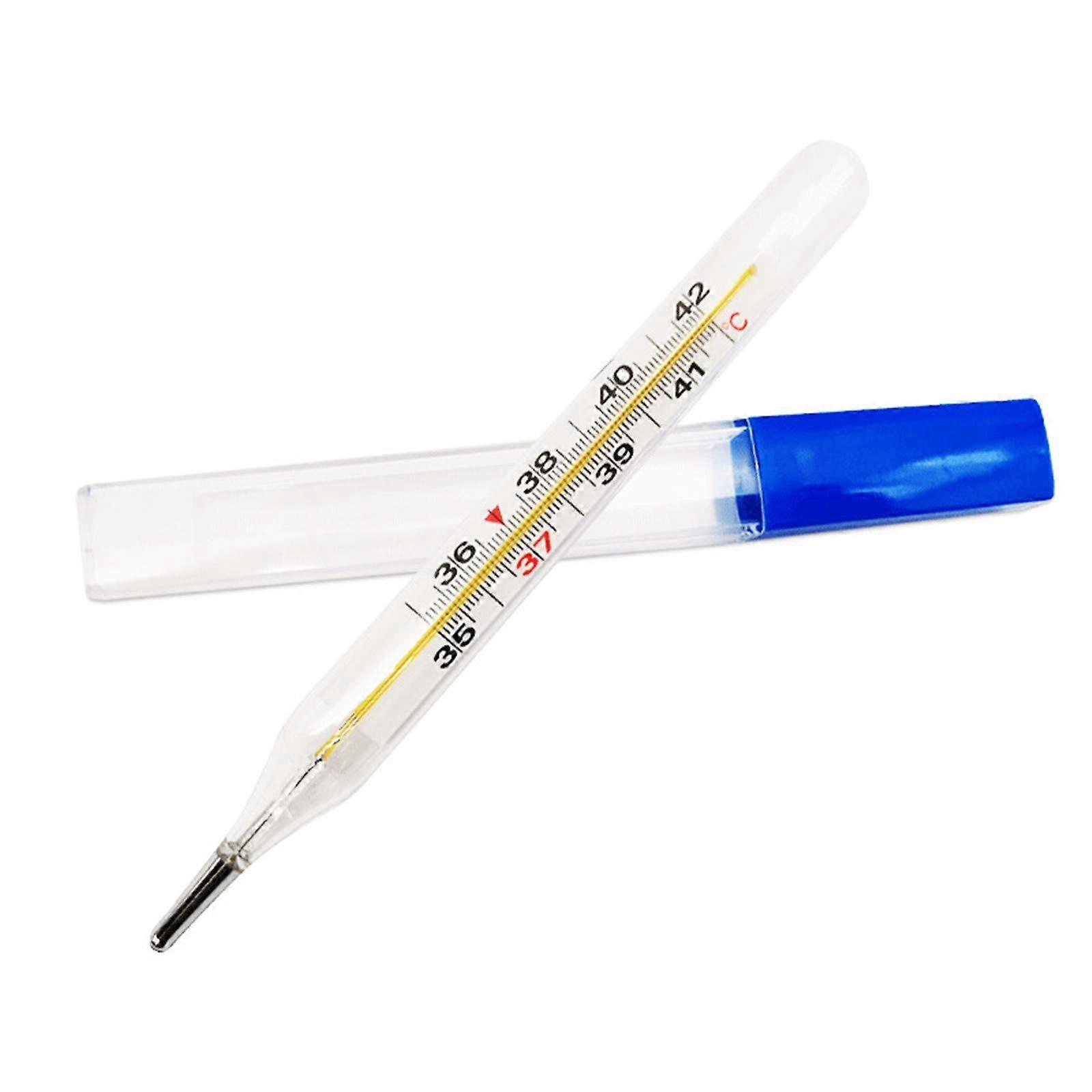 Mercury Free Classic Traditional Glass Accuracy Thermometer with Two Scales for Home Use