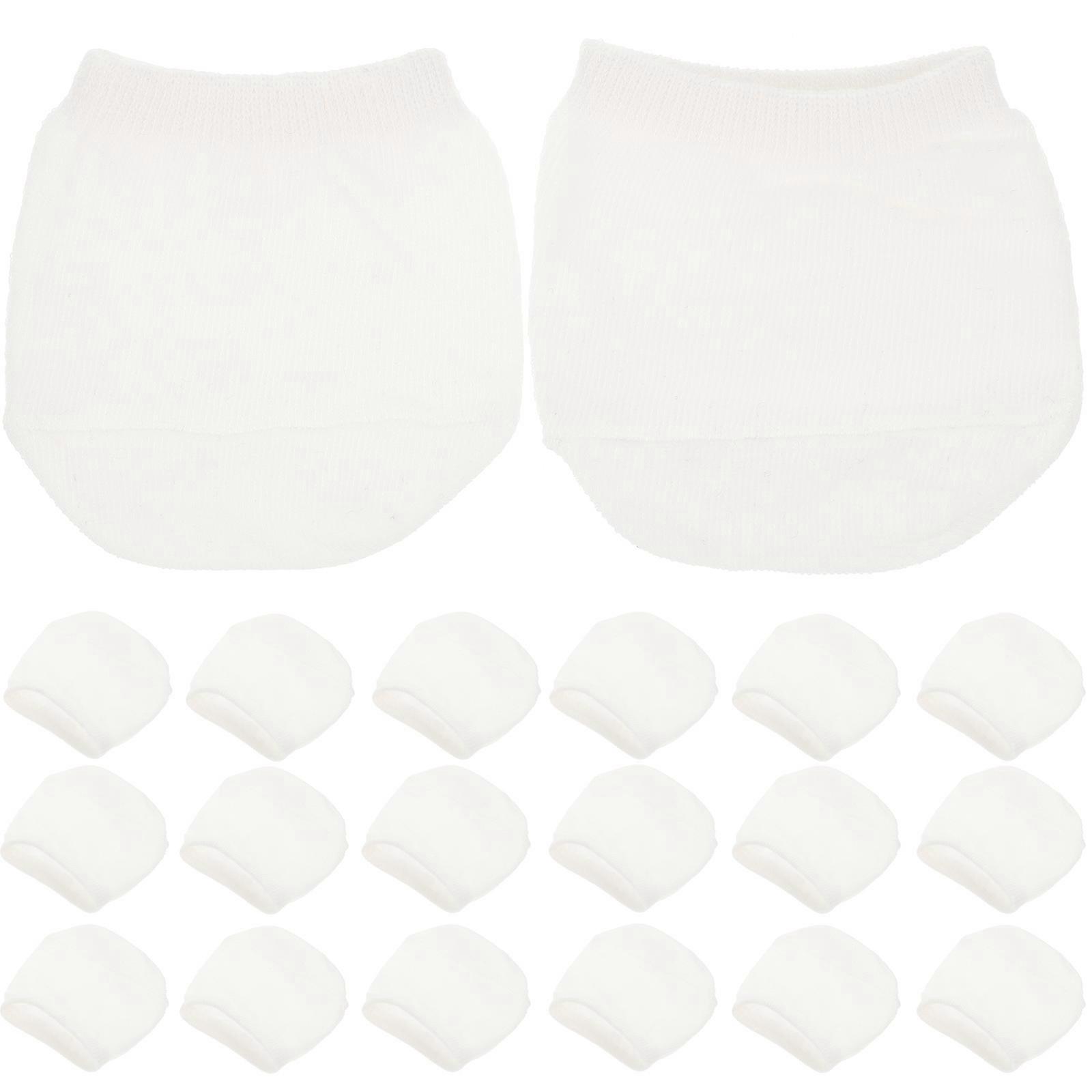 جوارب غير مرئية نسائية نصف جوارب كعب عال استخدام قطن امتصاص الرطوبة 8.5x7 سم 10 أزواج