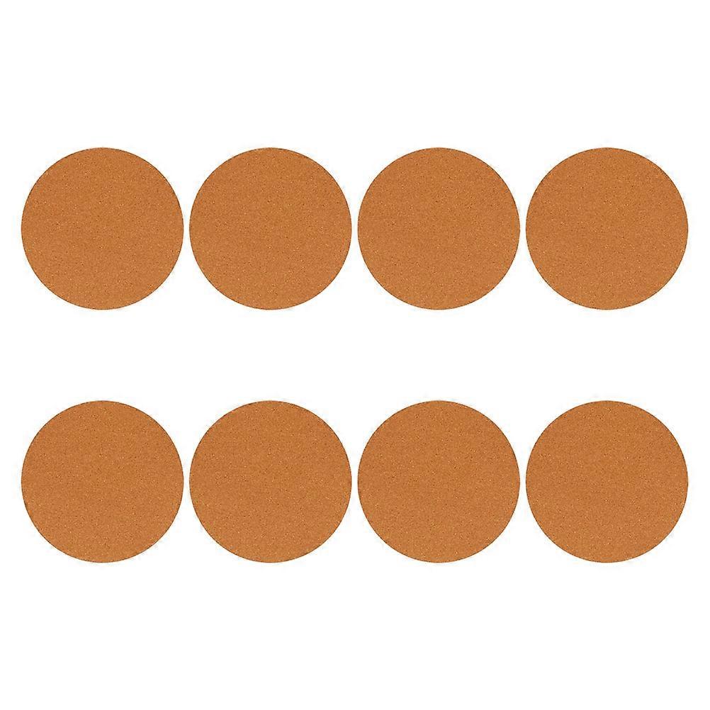 4pcs Round Absorbent Cork Coasters for Potted Plants, Hot Teapots & Cups – Thick Mats for Tabletop Protection at Home or Dining