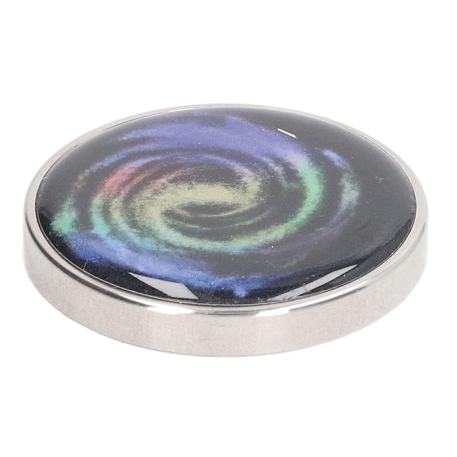Jouet rotatif de bureau à motif coloré en acier inoxydable, gyroscope de décompression anti-stress #2