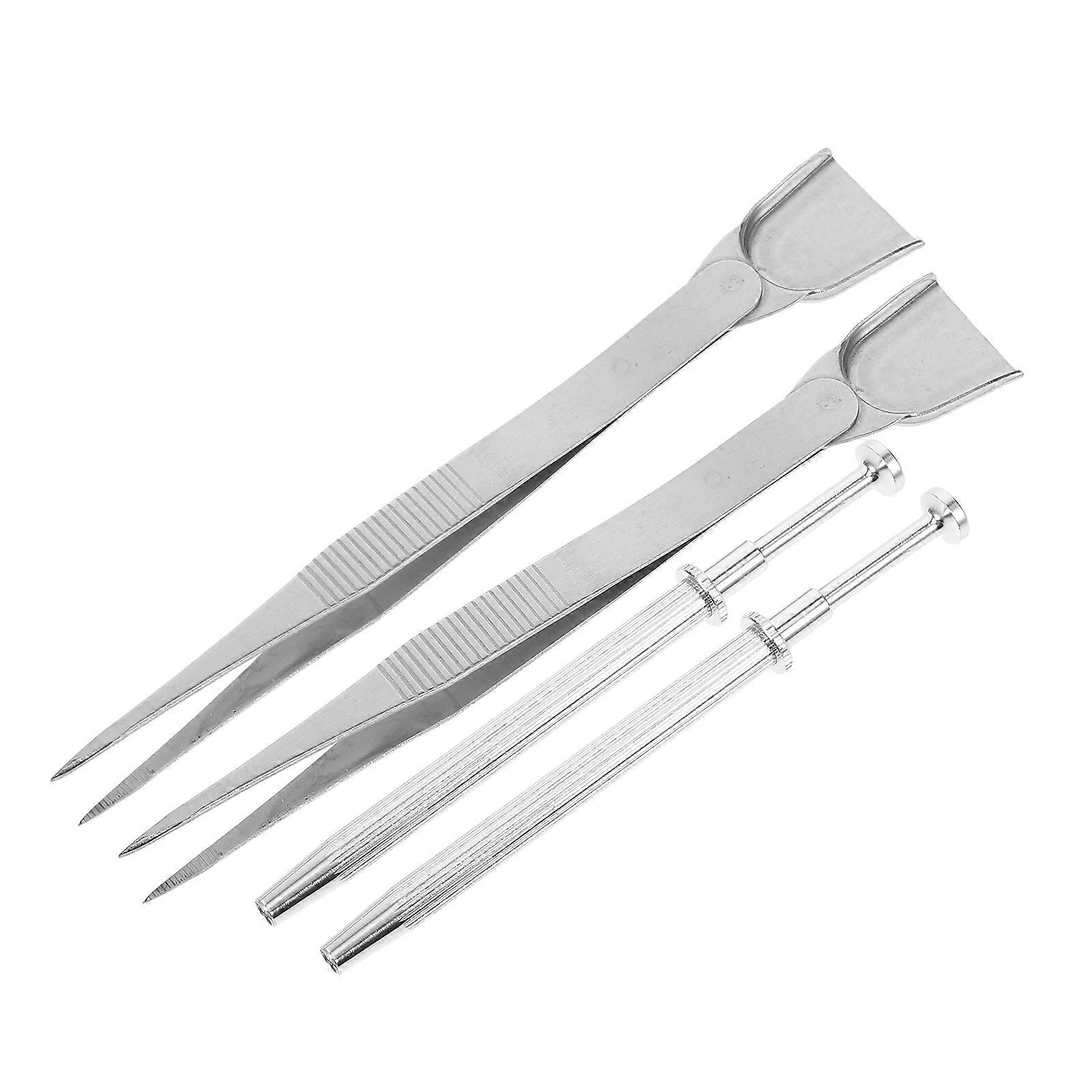 Cake Tools For Decorating Sprinkles Tools Claws Sprinkle Tweezers Baking Enthusiasts Silver 1 Set