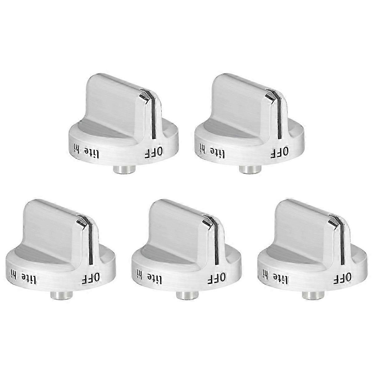 Stove Knobs Replacements, Compatible with Certain Gas Range/Oven/Stove Knobs (5 Pieces)