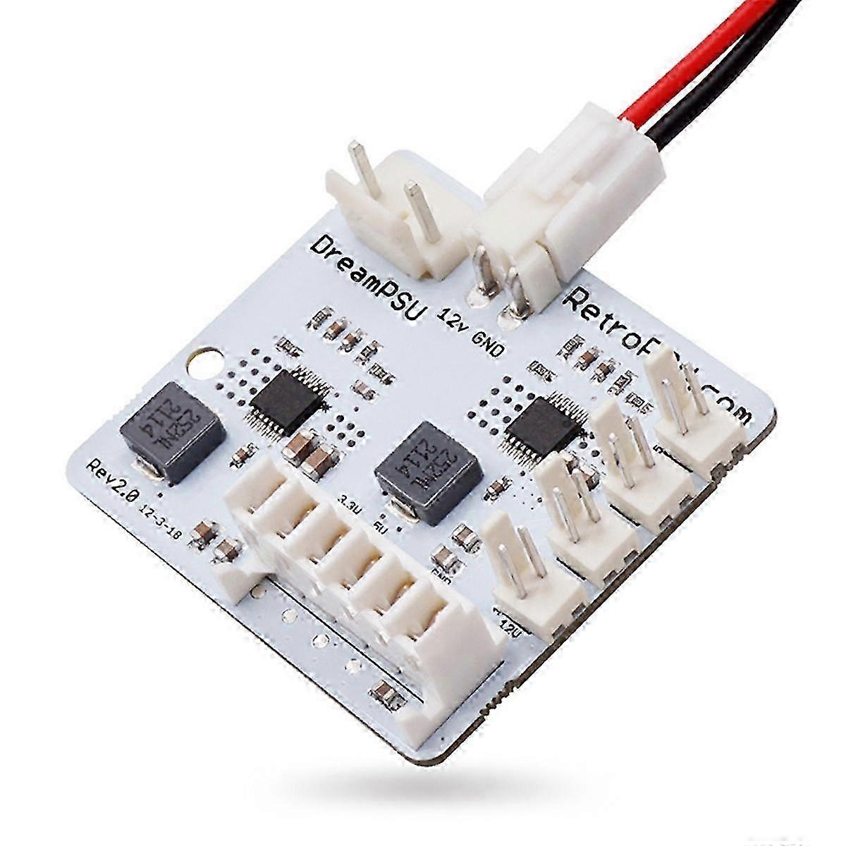 Replacement 12V Power Supply Board for Dream Console, Compatible with Various Plugs