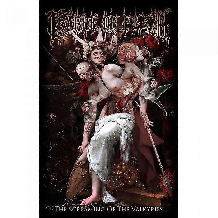 Cradle Of Filth Screaming Of The Valkyries Textile Poster