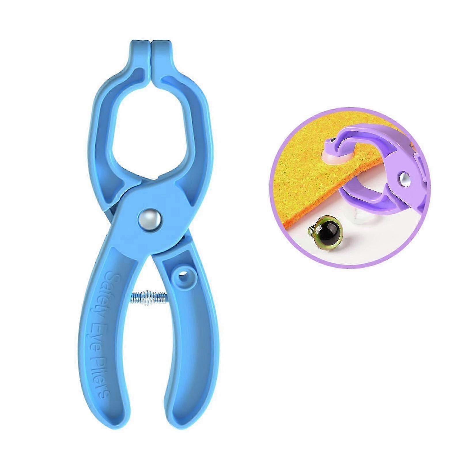 Safety Eye Tool Auxiliary Tool for Attaching Safety Eyes for Crocheting, Safety Eyes Crochet Tools Fast