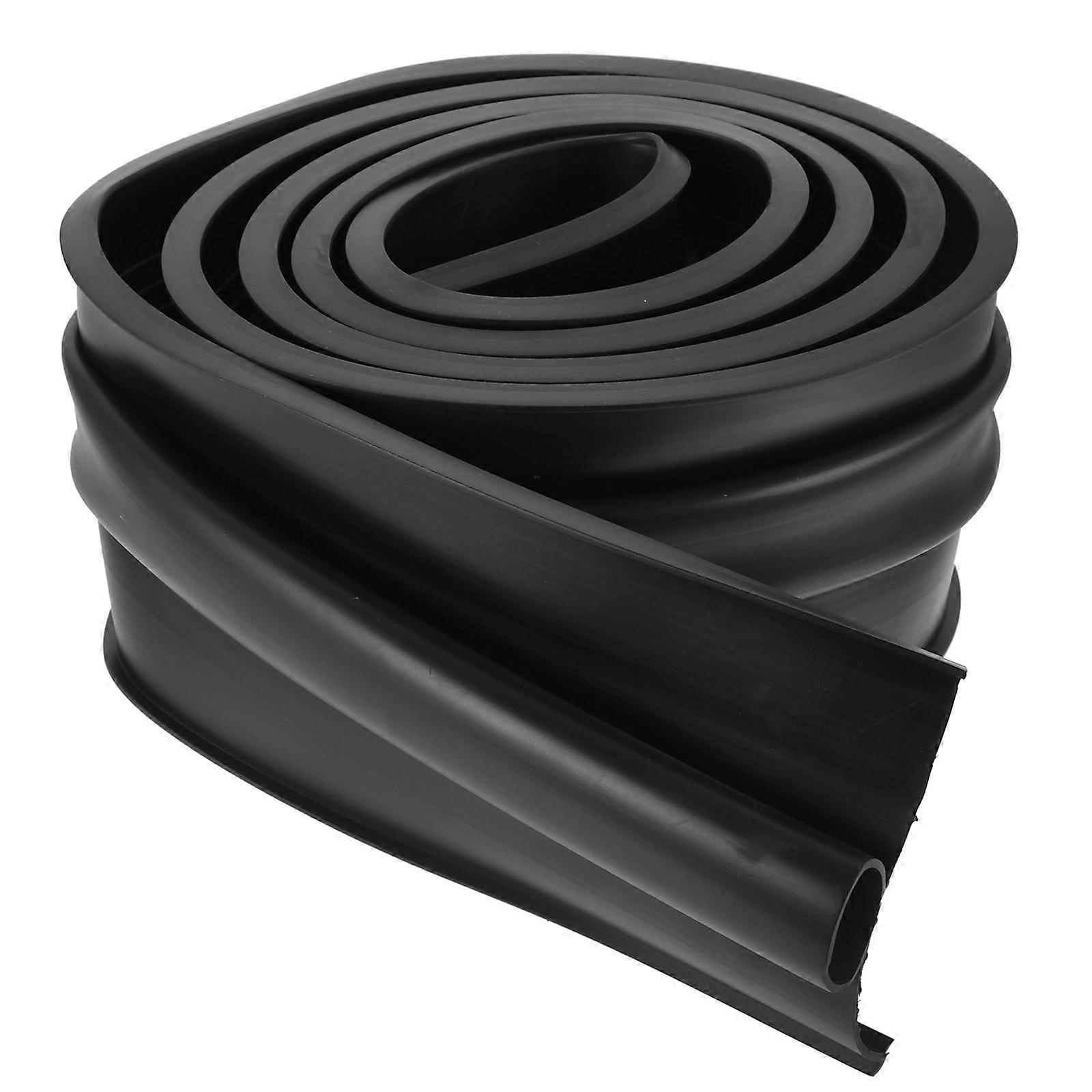 2m Garage Door Bottom Seal Durable Rubber Weather Stripping for Rolling Doors Easy Installation