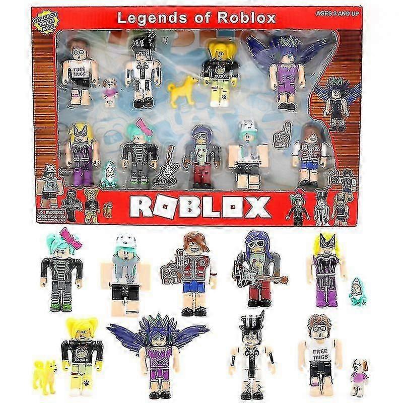 Roblox Virtual World Building Block Dolls - 9 Randomly Packed Figures