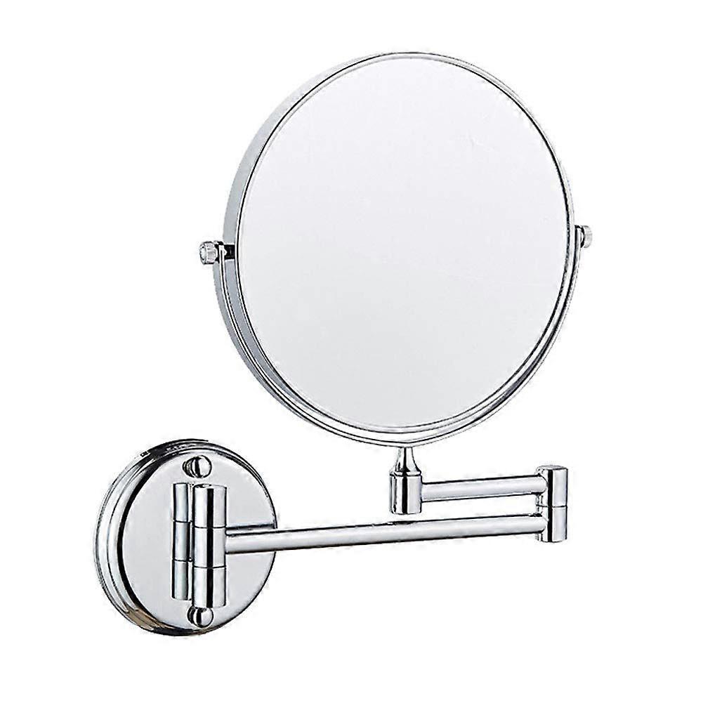 Makeup Mirror 8-Inch Double-Sided Wall-Mount Extendable Foldable Shaving And Cosmetic Bathroom Mirror