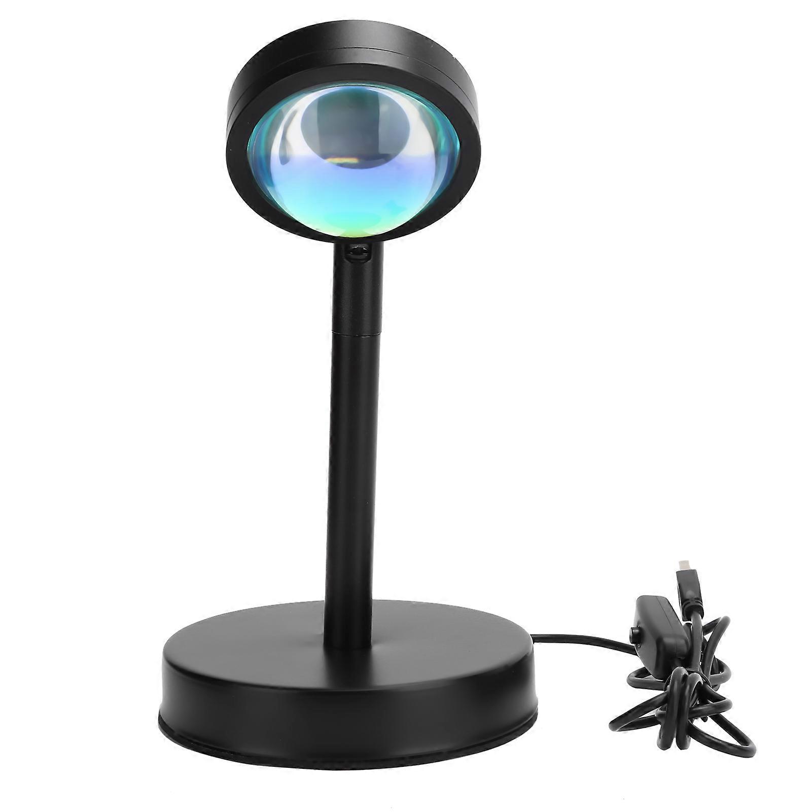 Sunset Light 180° Rotating Sundown Pattern Projection Floor Lamp USB Powered Nightlight