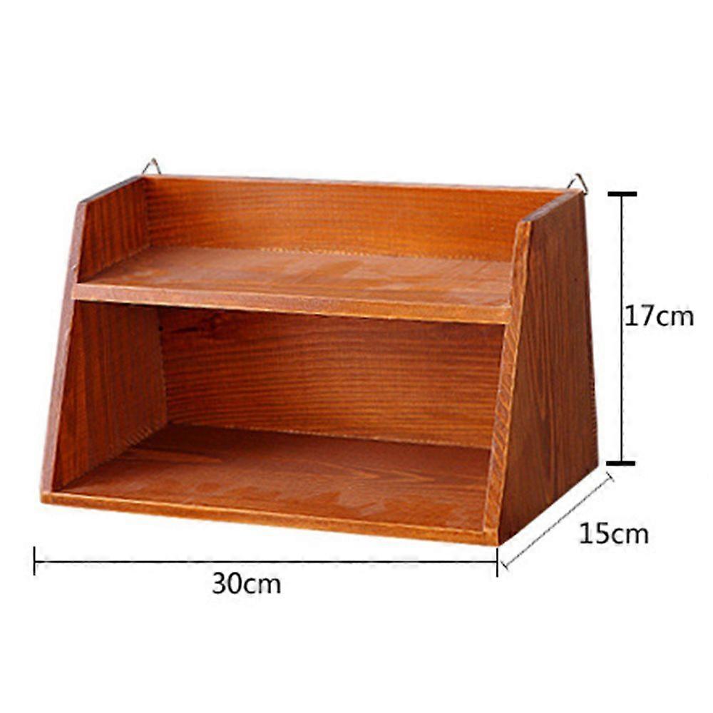 Wall Decoration Storage Rack 2 Layer Display Cabinet Cosmetics