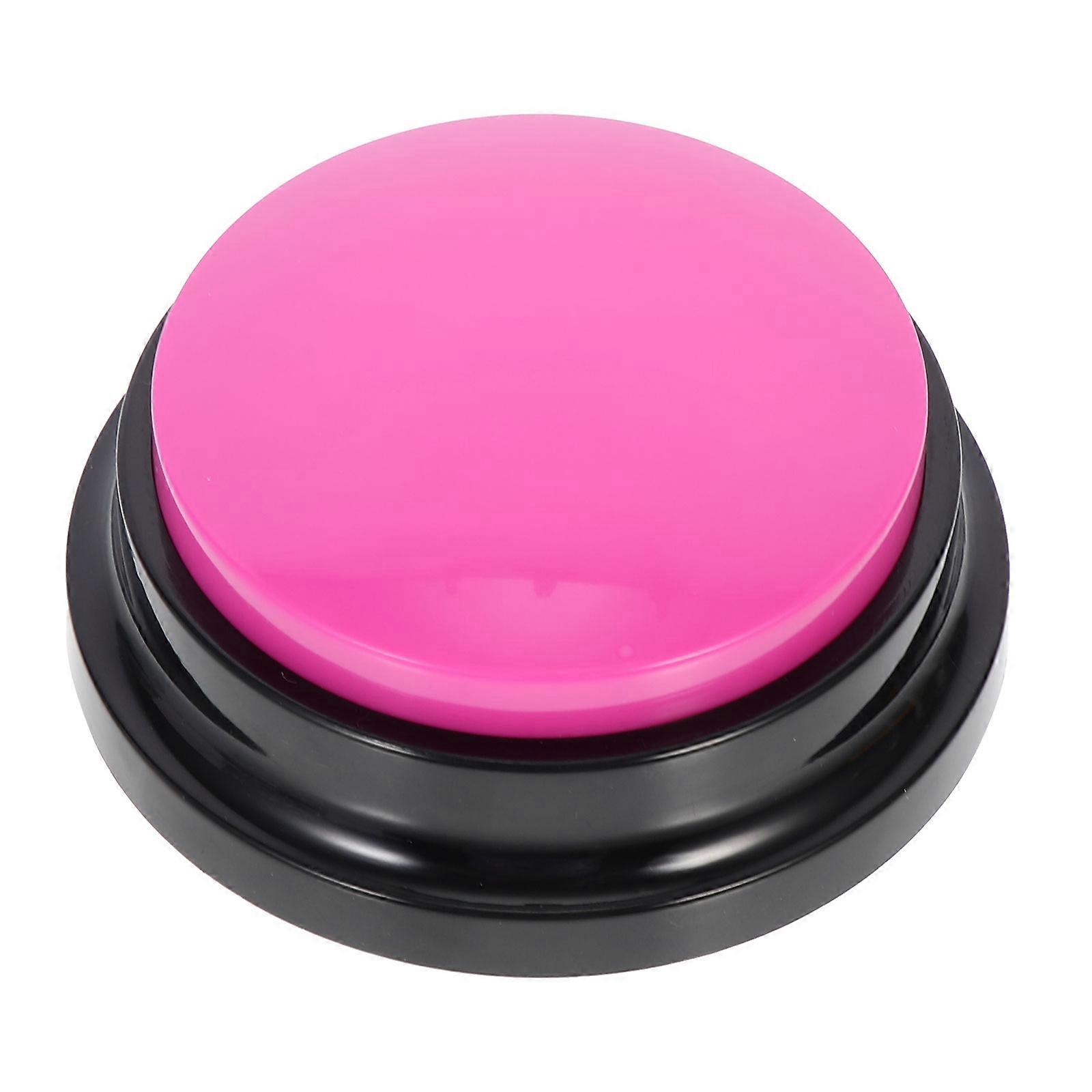Communication Buttons Dog Speaking Buttons Pet Training Companion for Pets Dog 9x9x4.3cm 1Pcs