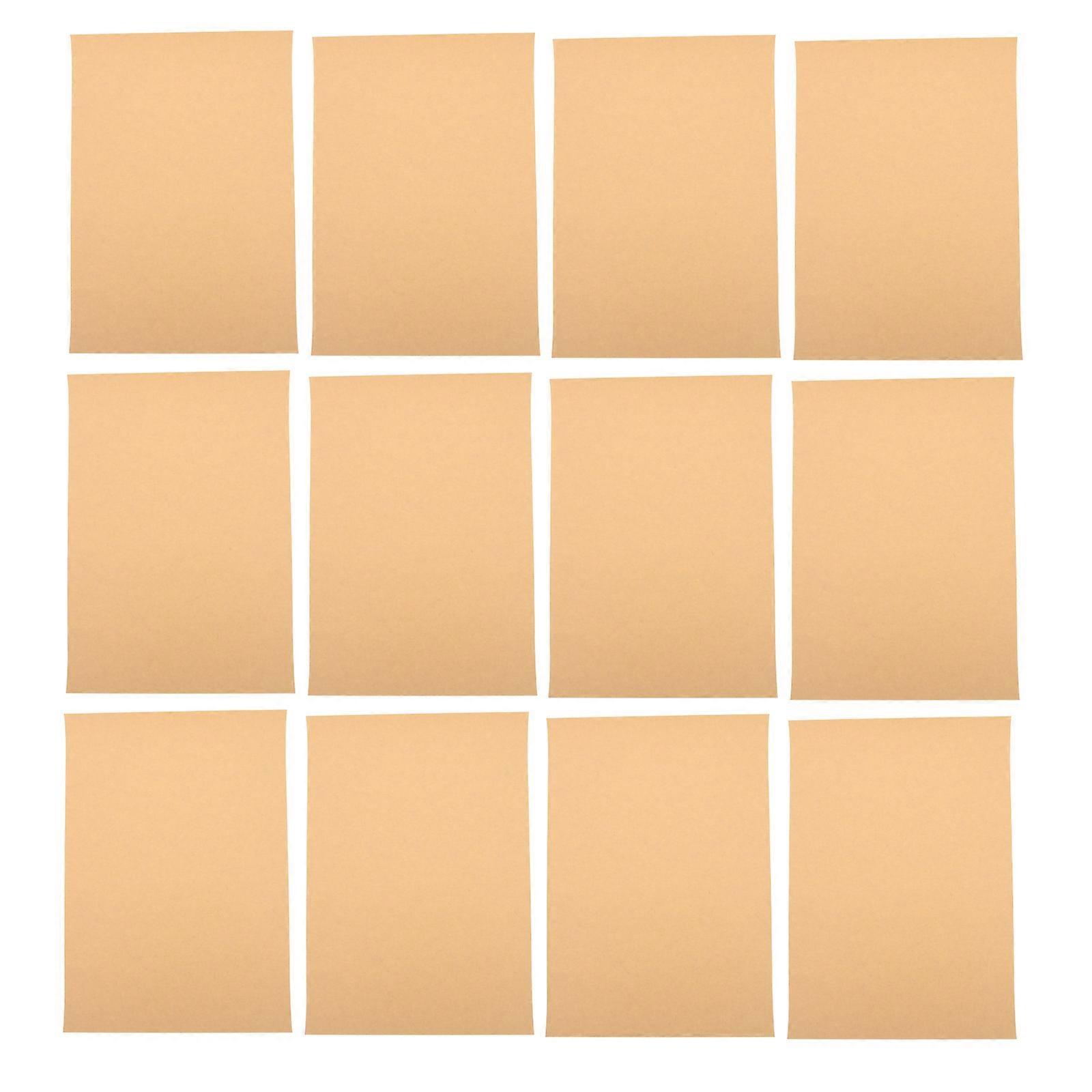 Drawing Sketch Paper Light Brown Art Practice Strong Smooth Surface Resistant to Scratching 100Pcs