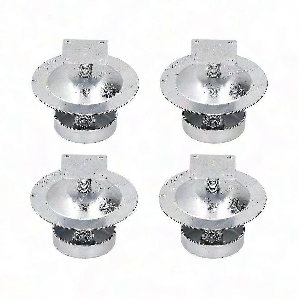 4 عبوات من خلية الفولاذ المقاوم للصدأ وحامل مقاوم للنمل لخلايا النحل