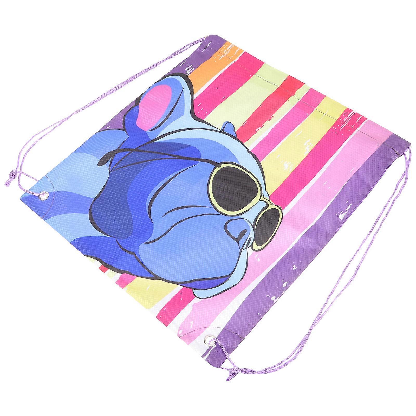 Swim Bags for Swimmers Kids Swimming Storage Bag Waterproof Drawstring Backpack Blue 44.5x40cm Dry Wet Separation 1Pack