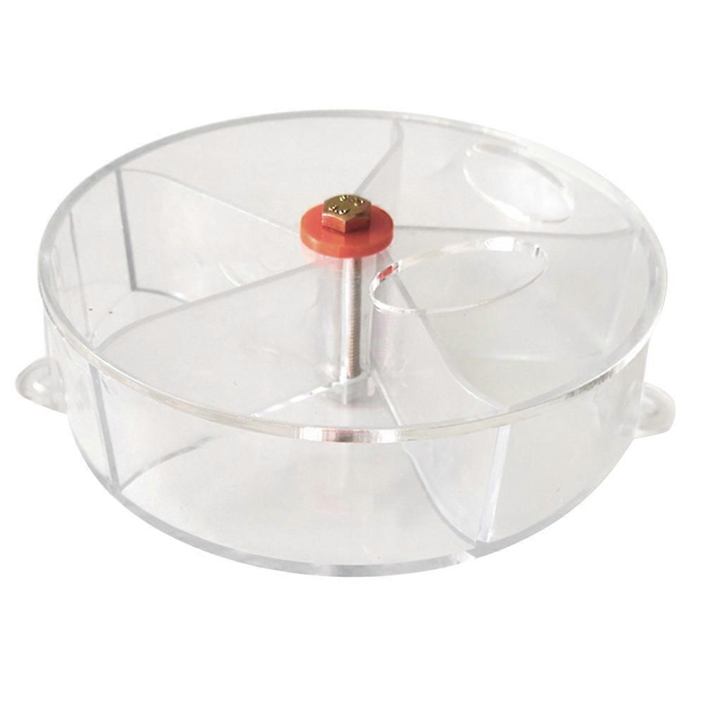 Parrot Foraging Feeder Box Wheel-like Shape Bird Food Holder for Home Cage Play Gym Safe Plastic Material for Conure 1Pack