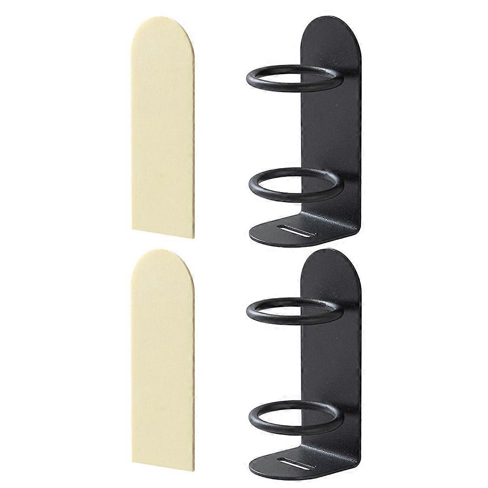 Suportes de Escova de Dentes de Montagem em Parede de Ferro para Casa Laranja 2pcs 4.7x3.1 Polegadas
