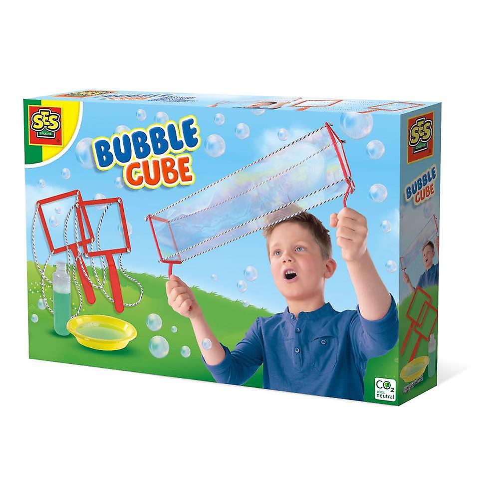 SES Creative Bubble Cube Set with Bubble Solution